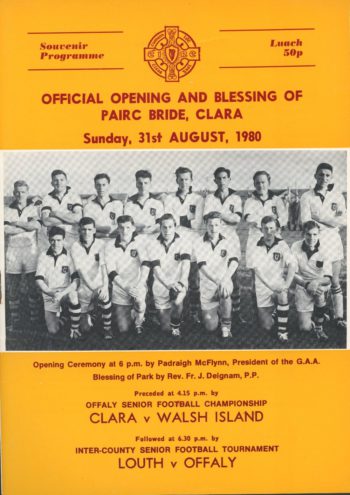 Official Opening And Blessing Of Pairc Bride, Clara Sunday 31st August 1980