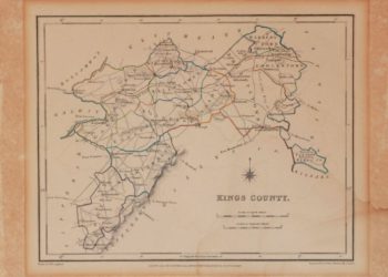 Lewis Map Of King’ County 1837, A3 8 Euros