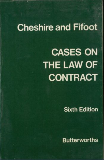 Cases On The Law Of Contract
